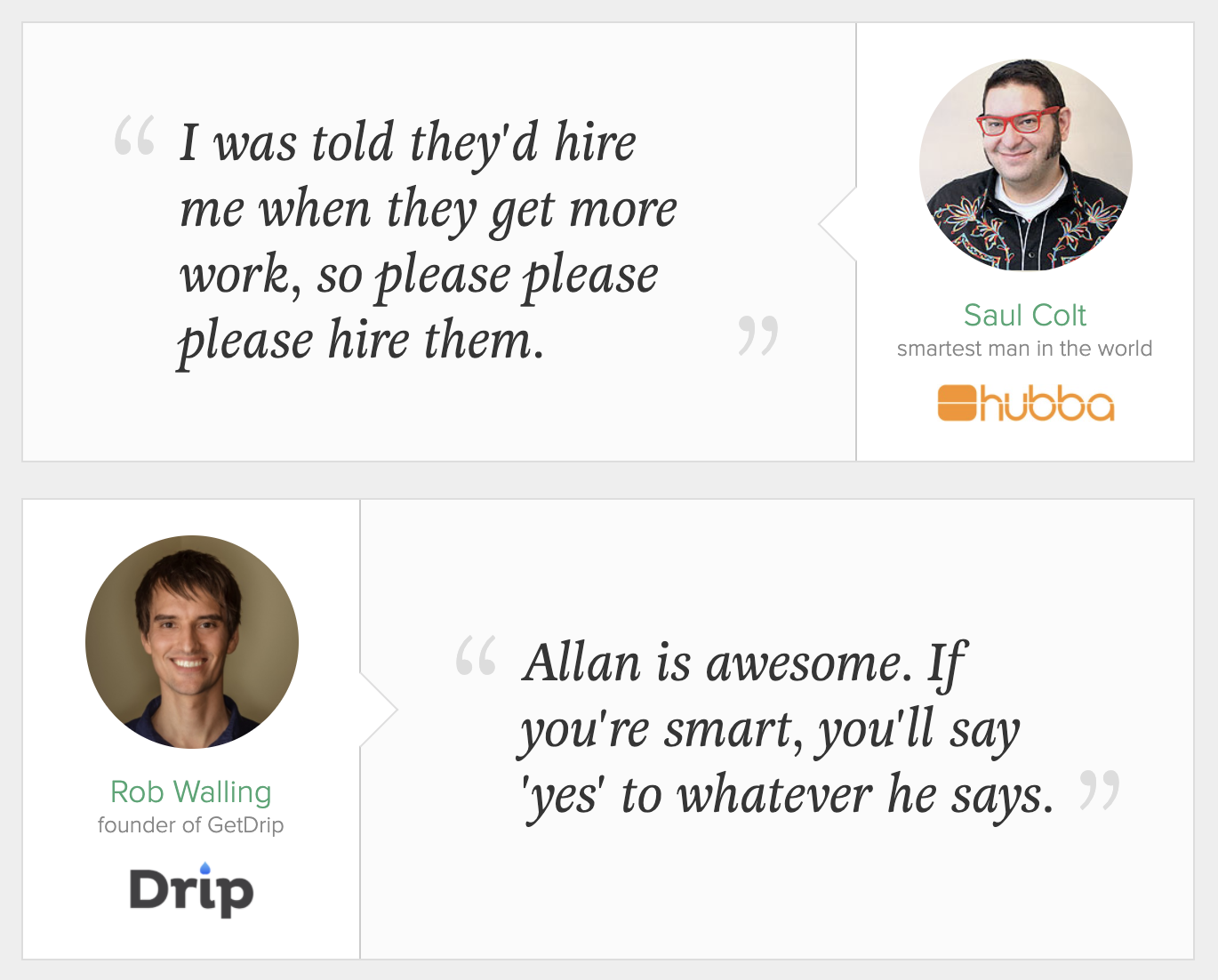 website content testimonials and social proof